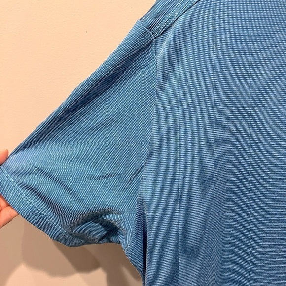 Men’s Blue Tommy Bahama Short Sleeve Polo Shirt Size Large - Picture 5 of 11